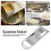 Stainless Steel Spaetzle Maker with Safety Pusher Dumpling Noodle Manual Pasta Maker Machine Pasta Making Kitchen Gadgets Tool
