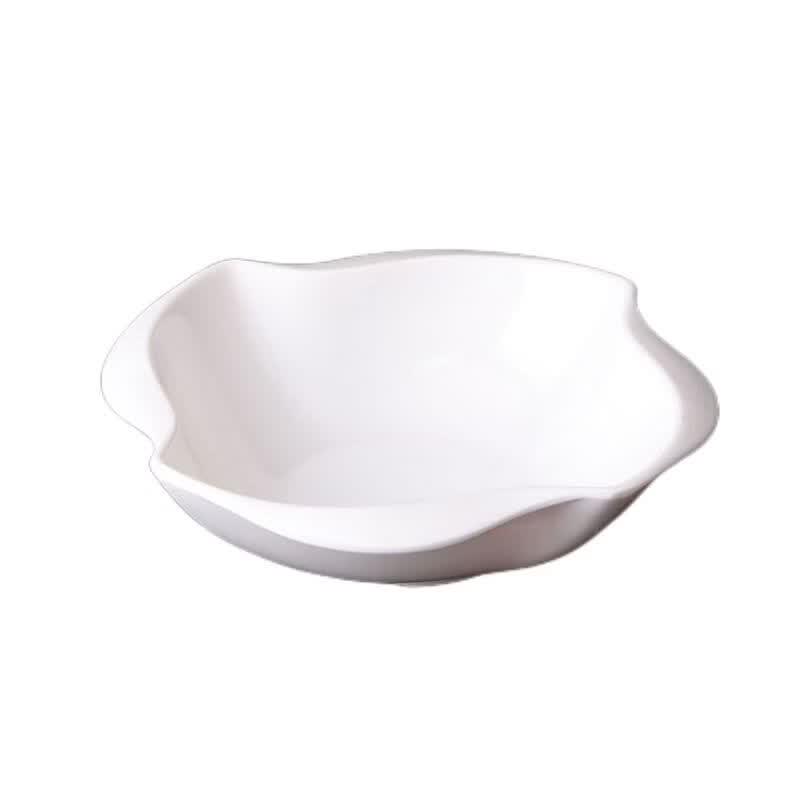 QIANXING A8 Melamine Imitation Porcelain Square Salad Bowl Set