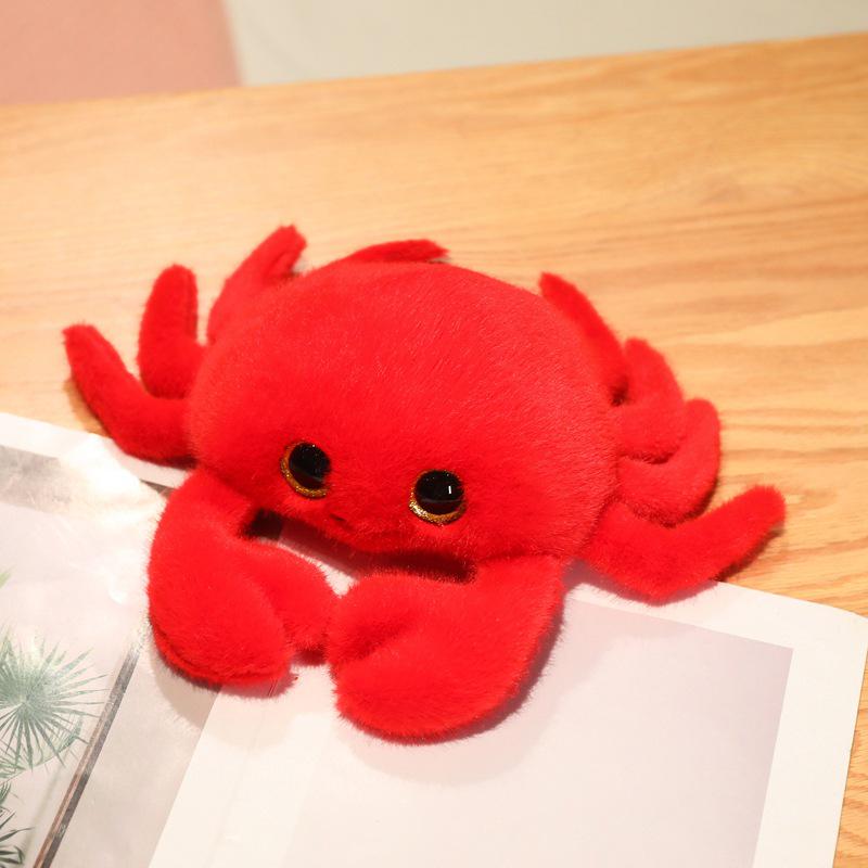 Набор мягких игрушек «Морские животные» (мультяшные): Мягкие игрушки-обнимашки Черепаха, Осьминог, Кит, Краб для детей