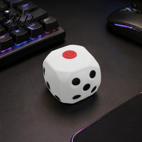 TPR Fidget Toy 1/2Pcs Giant Dice Stress Relief Toy, Squeeze for Focus Sensory Toys Aid & Anxiety Reduction, Relaxation Cube Tactile