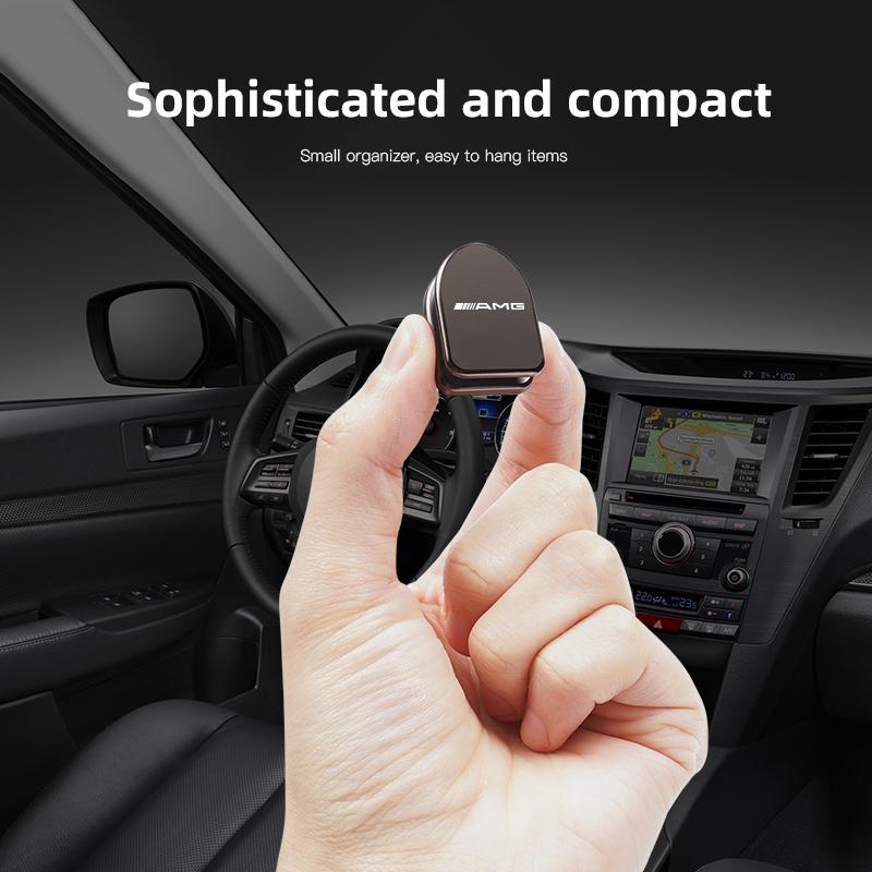 Metal Car Styling Hooks Interior Storage Holder Accessories For Mercedes Benz AMG A B C E G CLA W211 W203 W204 C260 E300L A200L