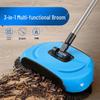 Push Sweeper: Lazy Mop & Vacuum Broom in Red, Blue, Purple