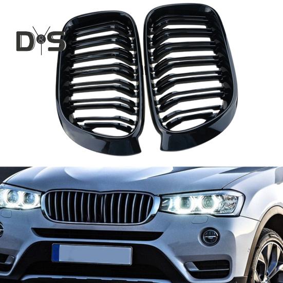 Глянцевые черные передние решетки 51117338571 51117338572 51137367422 для BMW X3 X4 Series F25 F26 14-16