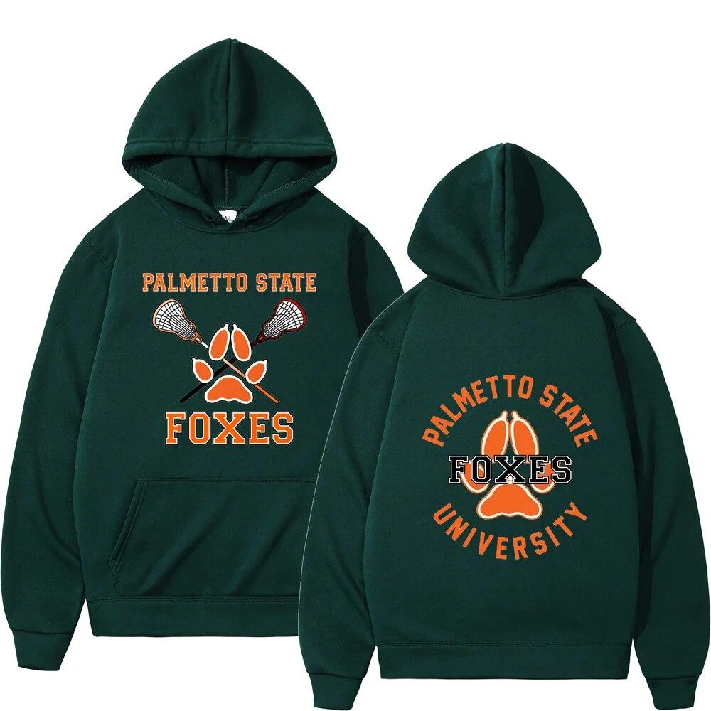 Streetwear The Foxhole Court Palmetto State Foxes Printed Unisex's Hoodie Pullover Unisex Hoodies Women Hip Hop Sweatshirt Clothes