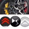 4pcs Car Wheel Center Hub Cap Cover Sticker Decals for Citroen C1 C2 C3 C4 C5 C-Elysee Cactus Picasso Xsara Berlingo DS3 DS4 DS6