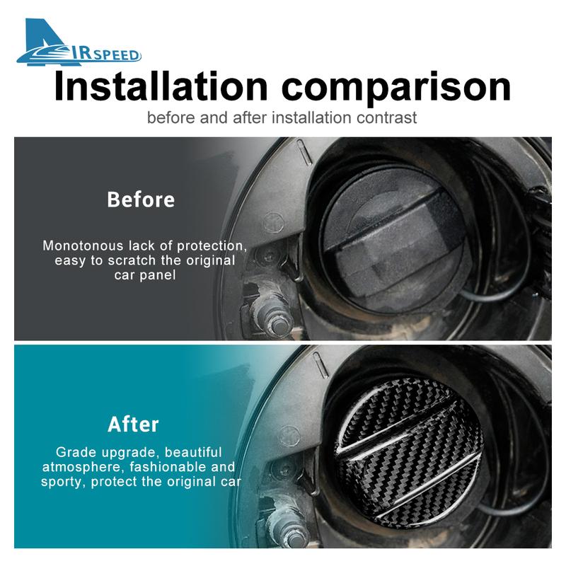 Настоящая твердая крышка топливного бака автомобиля из углеродного волокна для Volkswagen VW Golf 6 GTI R MK6 ID GTI Beetle Sicrocco Passat CC Tiguan 2008-2013