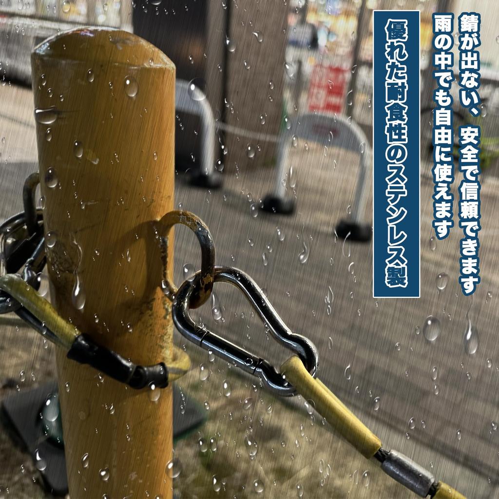 Карабин Wlikn 304 из нержавеющей стали с пружинным крюком, многофункциональный, для пешего туризма, рыбалки, для потолка, для кемпинга, для использования на открытом воздухе, устойчив к ржавчине, без блокировки