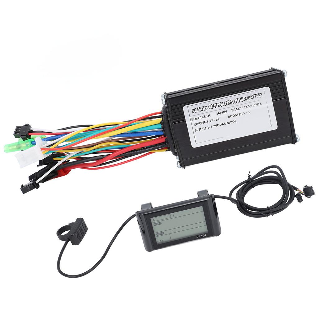 DC 36V 48V 17A 3 Mode Sine Wave Controller SW900 LCD Display Kit for 250W 350W Electric Bike Bicycle Motor Lithium