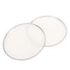 2PCS 6.5in Drumhead Replacement Waterproof Polyester Film Drum Head Jazz Drum Accessory White