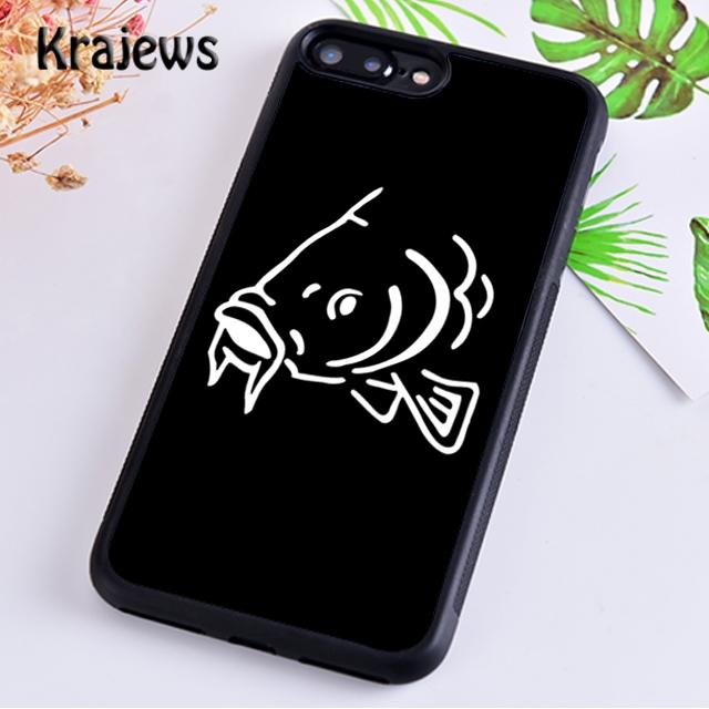 Krajews CARP FISHING FISH Printed Soft Phone Case Cover For iPhone 17 Air 16 15 14 plus 11 12 13 pro max coque Fundas