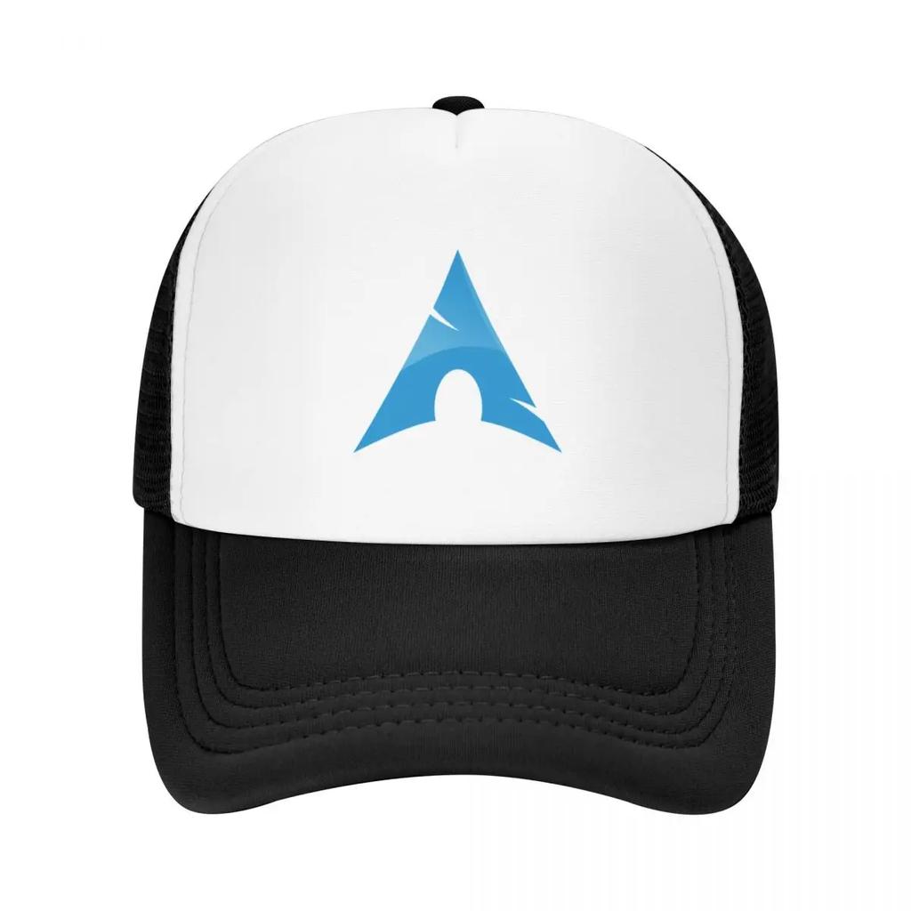 Кепка-тракер с логотипом Arch Linux черная роскошная женская кепка Мужские головные уборы Женские