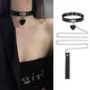 Unisex Love Choker Necklace - Elegant Neck Strap Collar Chain for Couples