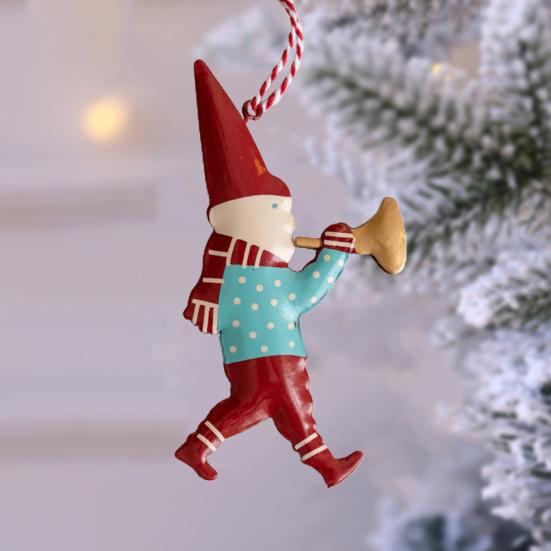 Рождественский кулон Изысканный Санта-Клаус Солдат Ангел Форма Рождественская елка Подвеска для праздничного украшения