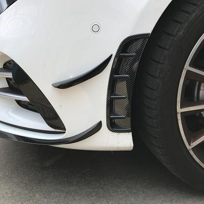 Автомобильный передний боковой воздухозаборник крыло ABS карбоновый вид для Mercedes-BENZ A-Class W177 A200 A250 A220 A35 AMG Sport