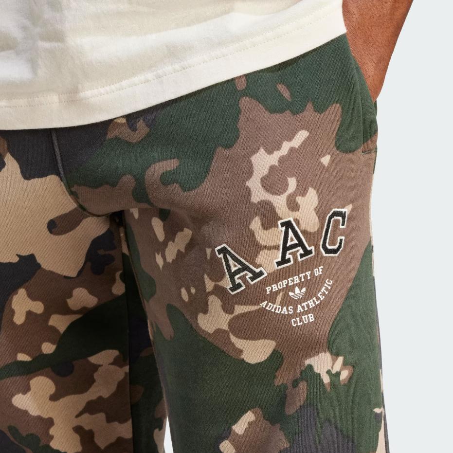 Adidas Оригинальные брюки AAC Camo мужские брюки темно-зеленые IR9475