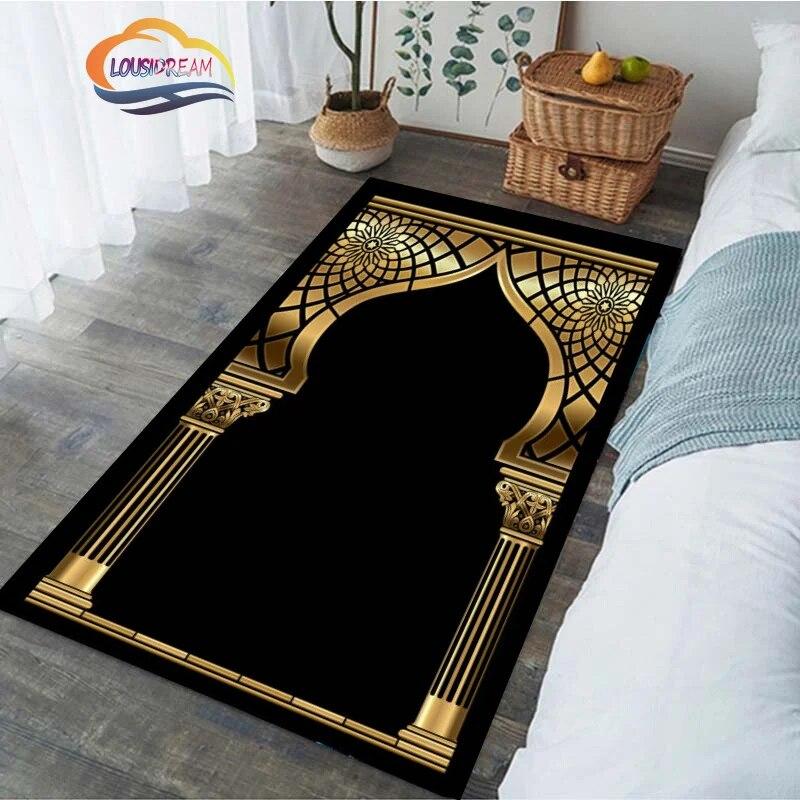 Религиозный ковер, турецкий молитвенный ковер, коврик для Рамадана для женщин, персонализированный мусульманский ковер на заказ, ислам, религиозные убеждения