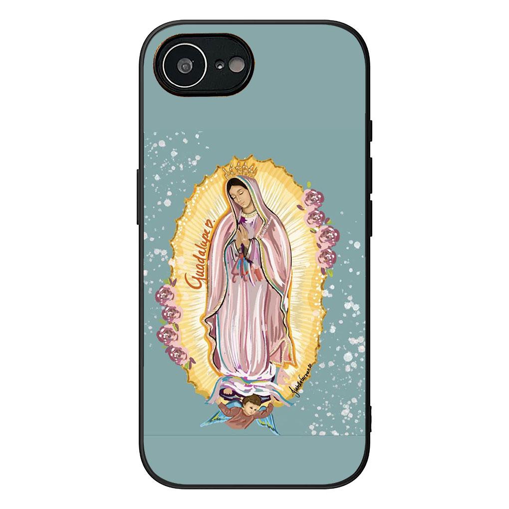 Phone Cover for Apple iPhone 17 16 14 15 Pro Max Plus 15+ 16E XR ProMax Air 16+ Casing Flexible Case Virgen de Guadalupe