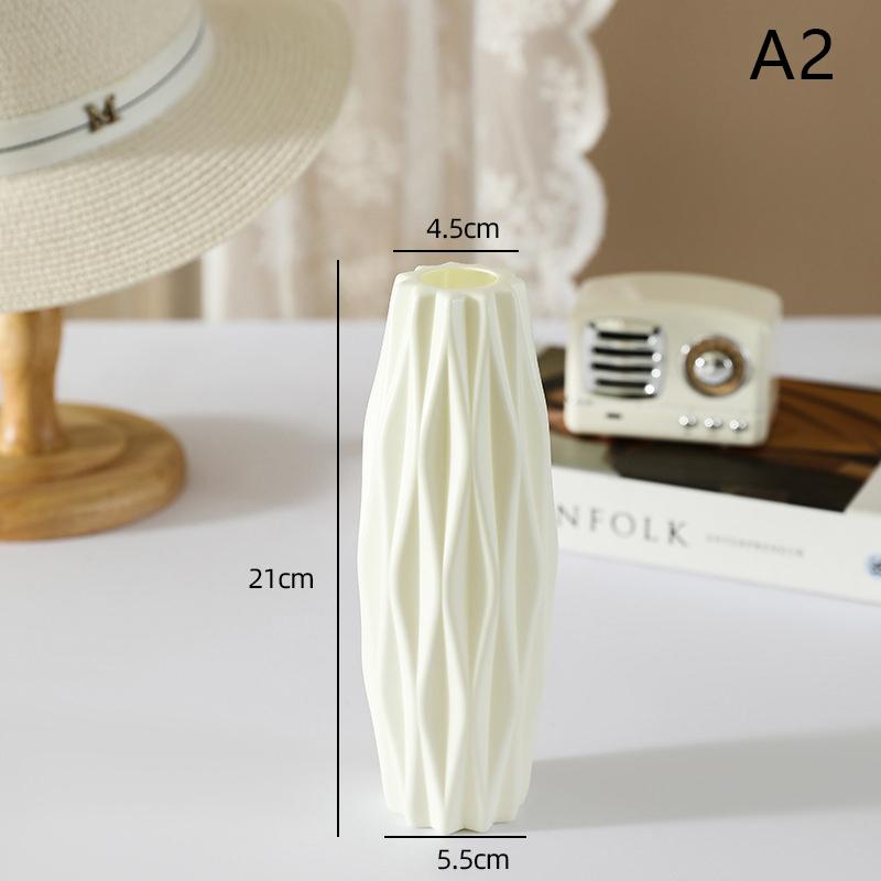 Nordic Пластиковая Ваза Для Цветов Гидропонный Горшок Ваза Украшение Домашнего Стола Декоративные Вазы Для Цветов Украшения