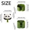 4/6Pcs Stackable Cartoon Panda Snack Dish Creative Ingredients Sauce Plate  Dinnerware Set