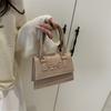 Новая весенне-летняя сумка в корейском стиле, большая сумка, универсальная сумка на одно плечо с цепочкой, маленькая квадратная сумка