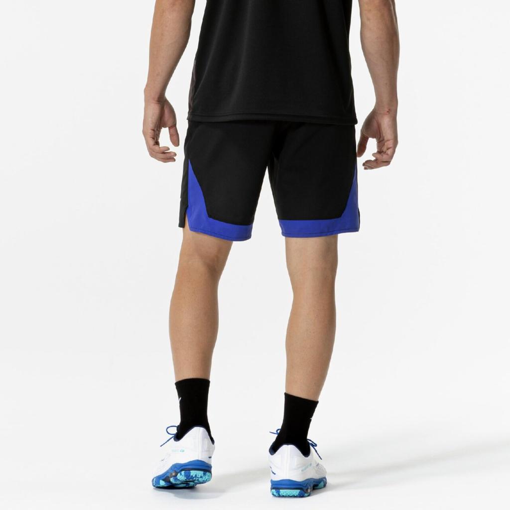 Теннис Бадминтон Игра Японская ассоциация бадминтона Официально Унисекс 62JBB022 Синий [Mizuno] Брюки, Шорты, Одобрено, Черный/Серф