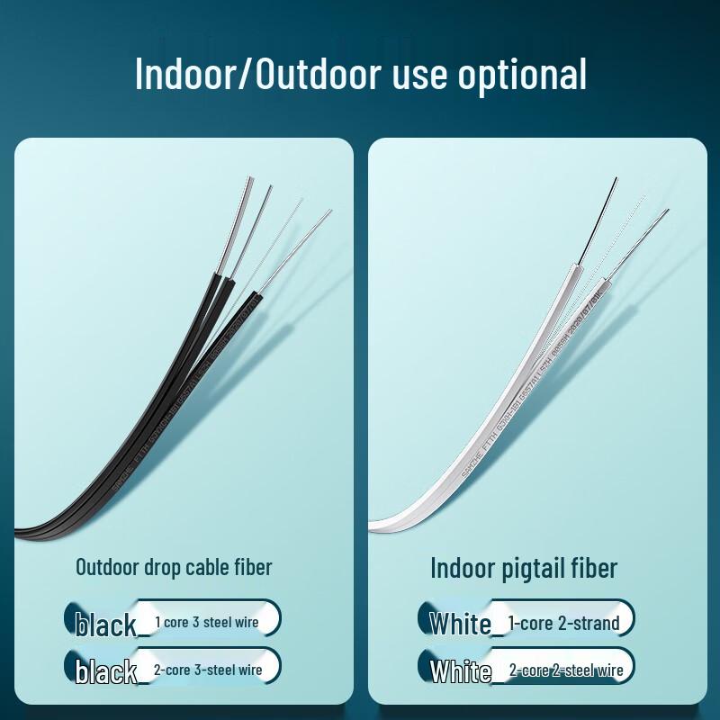 SAMZHE Telecom-Grade Butterfly Fiber Optic Drop Cable