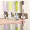 Wall Mounted Mop Organizer Holder Brush Hanger Storage Rack Kitchen Tool