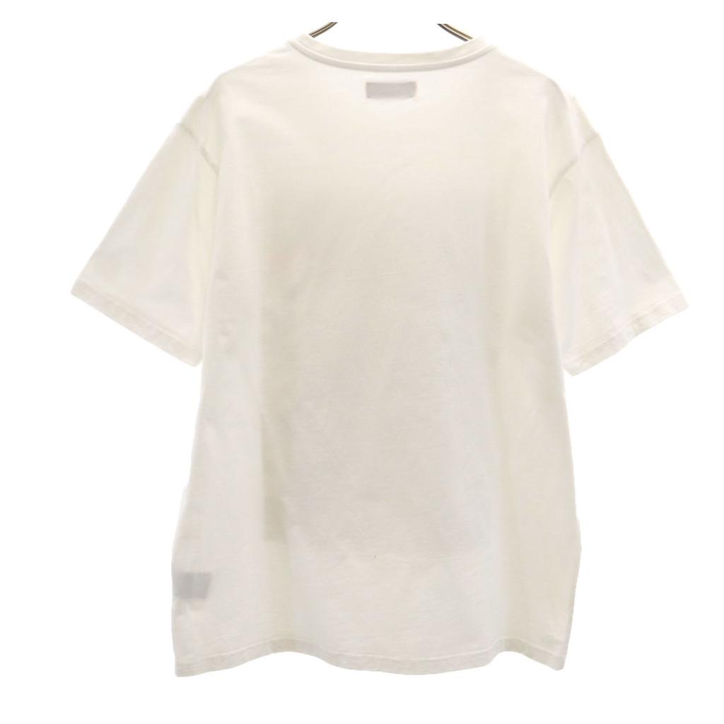 Palm Angels Футболка с коротким рукавом M Белая Доберман Мужская Б/У