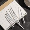 Pcs/lot Smooth Plastic Signature Writing Tool Replacement Lead Ballpoint Pen Refill Press Pens Core