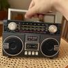 Ретро Радиоприемник FM SW AM Многодиапазонные Радиоприемники HIFI Беспроводной Bluetooth Динамик Поддержка Солнечной Зарядки TF Карты USB AUX Воспроизведение