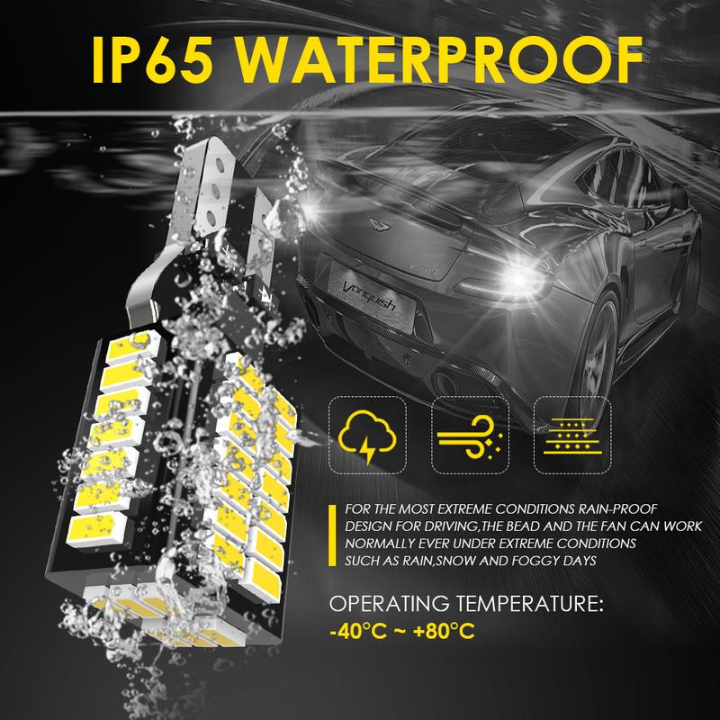 2x T15 W16W 921 Led Bulbs Canbus Reverse Super Bright Back Up Light White For Seat Alhambra MK2 Ibiza MK5 KJ 2017- Ateca