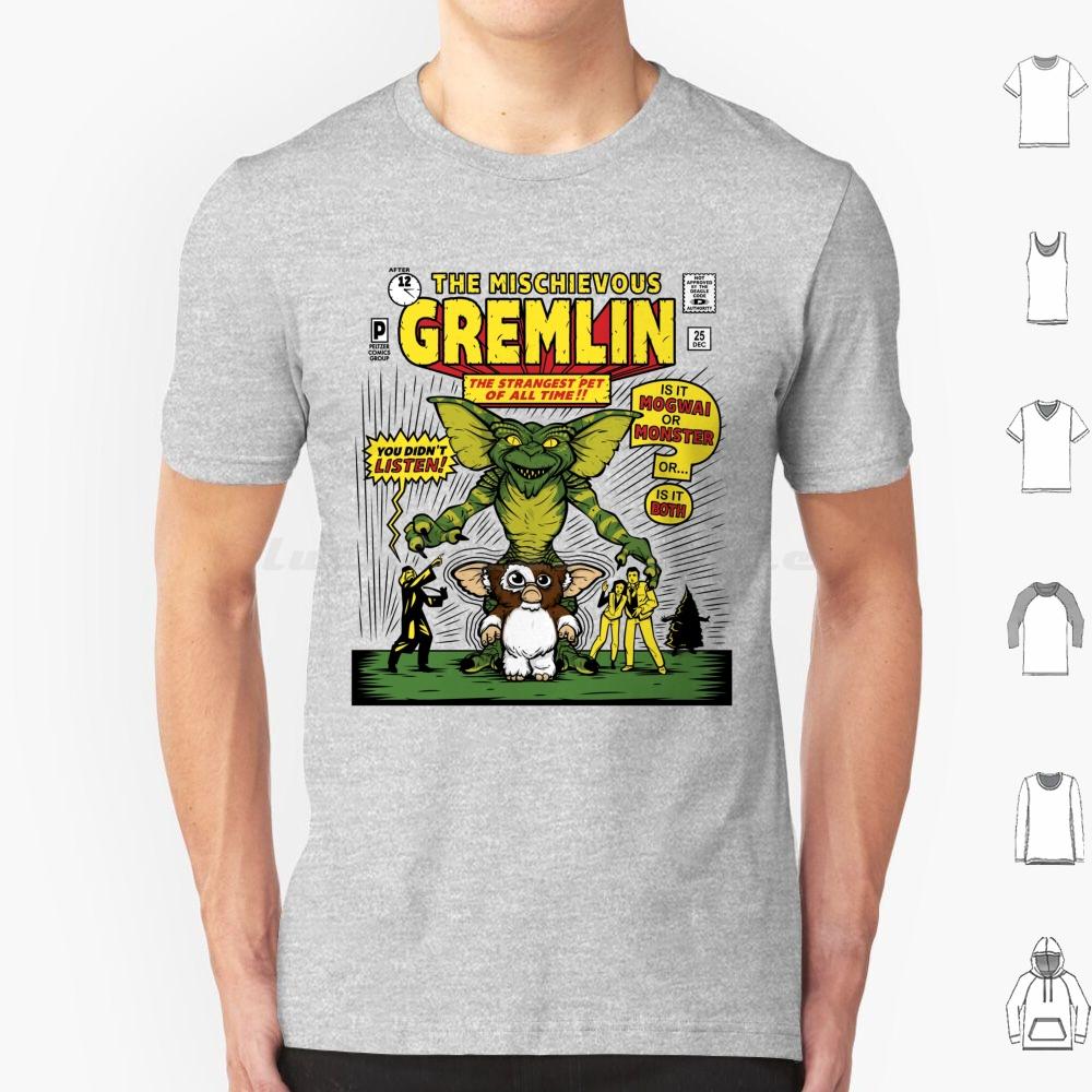The Mischievous Gremlin T Shirt Cotton Men Women DIY Print Gremlin Comic Book Cover Superhero Comedy Parody Mike Handy