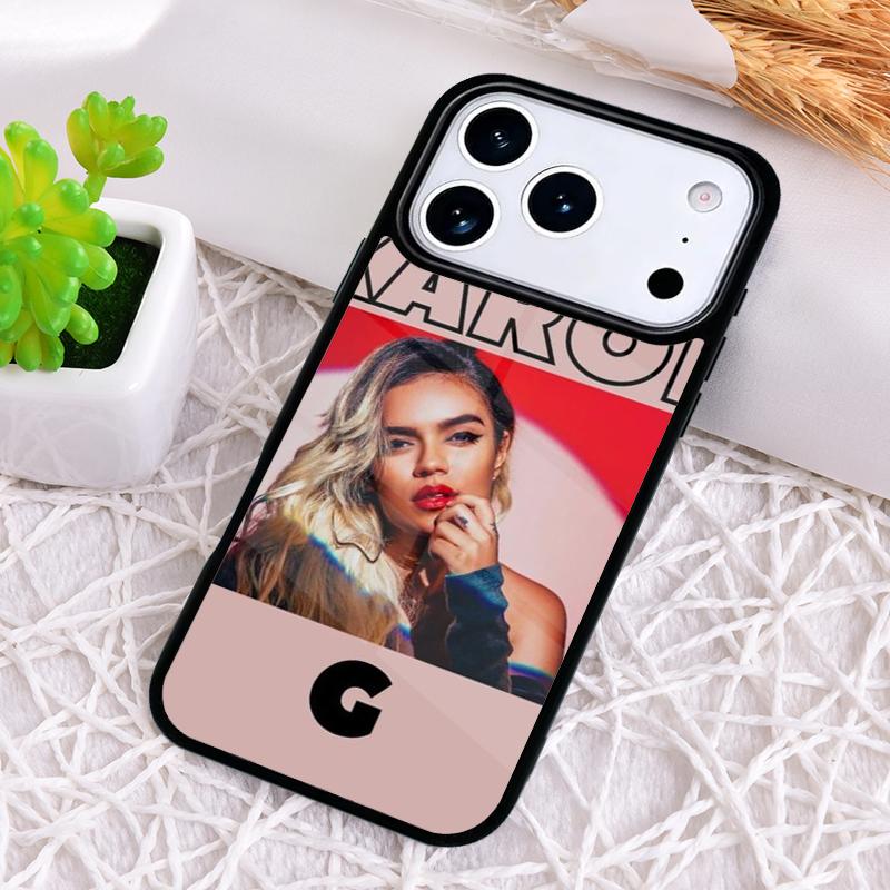 Karol G Bumper Phone Case for iPhone 17 Air 16 15 11 12 14 13 Pro Max Shockproof Cover