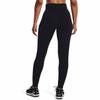 Under Armour Твердый логотип Slim Fit ребристый пояс конические ребристые манжеты джоггеры женские джоггеры черные 1373333-001