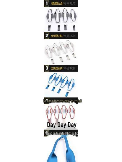 Fits 20 CR-V Models: Door Bowl Decorative Frame & Anti-Scratch Exterior Handle Cover