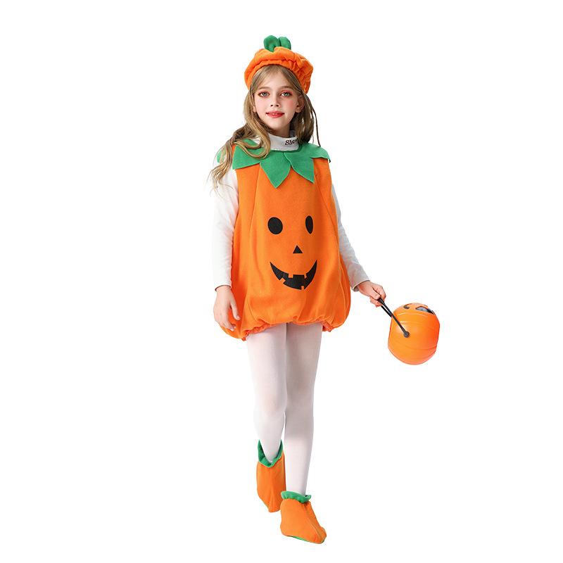 Halloween Pumpkin Costume Pumpkin Baby Costume Witch Costume Stage Performance Costume