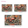 Two-dimensional plane, two-dimensional plane product, 1 piece - Motorcycle Art Graffiti Fun Theme PatternXY