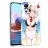 Чехол для телефона Genshin Impact, хентай, сексуальная девушка, для Xiaomi Poco X3 NFC M3 F3 Redmi Note 10 9S 9 8 Pro 7 8T 9C 9A 8A K40, прозрачный чехол