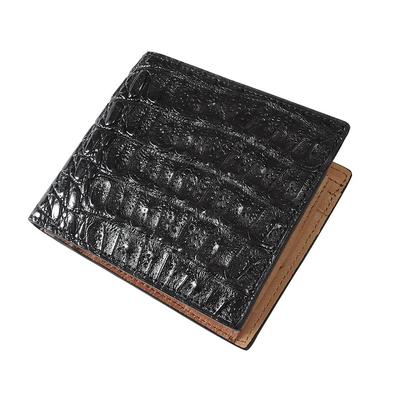EVERSOUL Кошелек бифолд из крокодиловой кожи с отделениями для карт и монетницей для мужчин