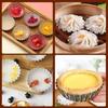 50Pcs Non-Stick Egg Tart Cup Mold Aluminium Zinc Zinc Alloy Kitchen Baking Mold  Egg Tart Baking