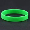 New Fashion Trendy Silicone Rubber Wristband Flexible Wrist Band Cuff Bracelet Bangle 1Pcs