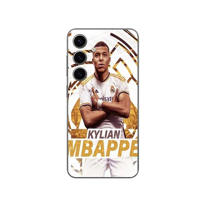 Coque pour Samsung Galaxy S24 plus Kylian Mbappe Real Madrid wallpaper celebration