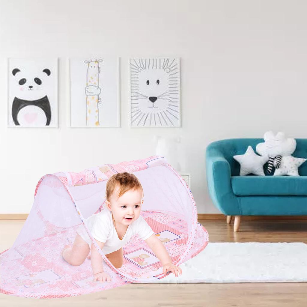 Сетка для детской кроватки, складная, дышащая, застежка-молния, бесплатная установка, сетка для детской кроватки