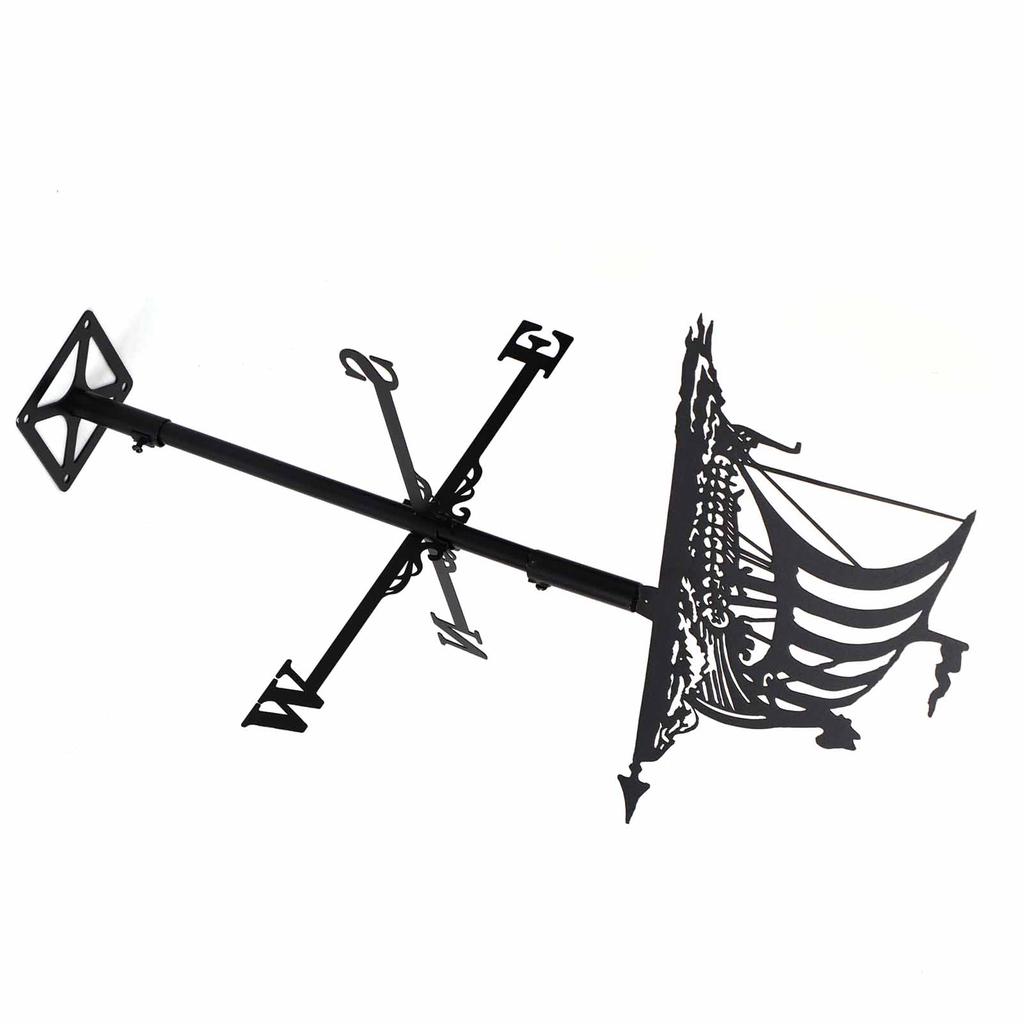 Stainless Steel Weather Vane Retro Farm Scene Garden Stake Weathervane Professional Measuring Tools