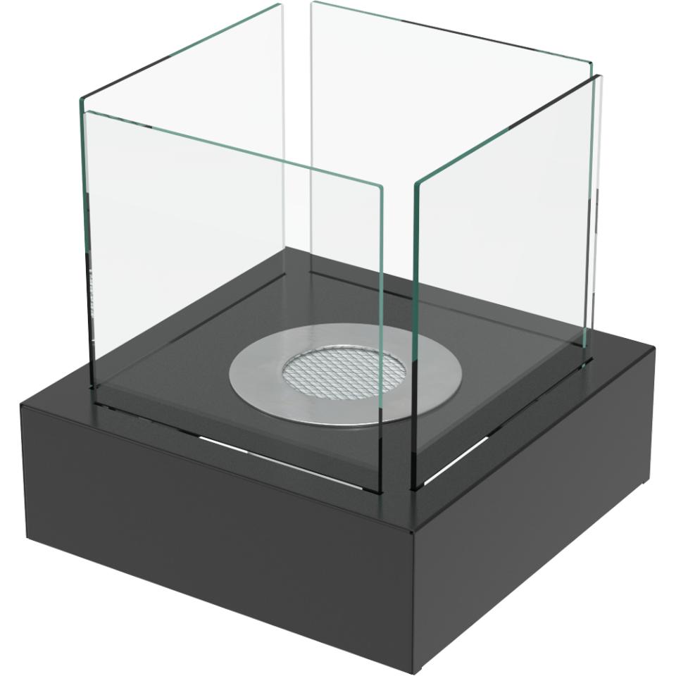 Настольный камин на биоэтаноле TANGO3 черный с декоративными камнями