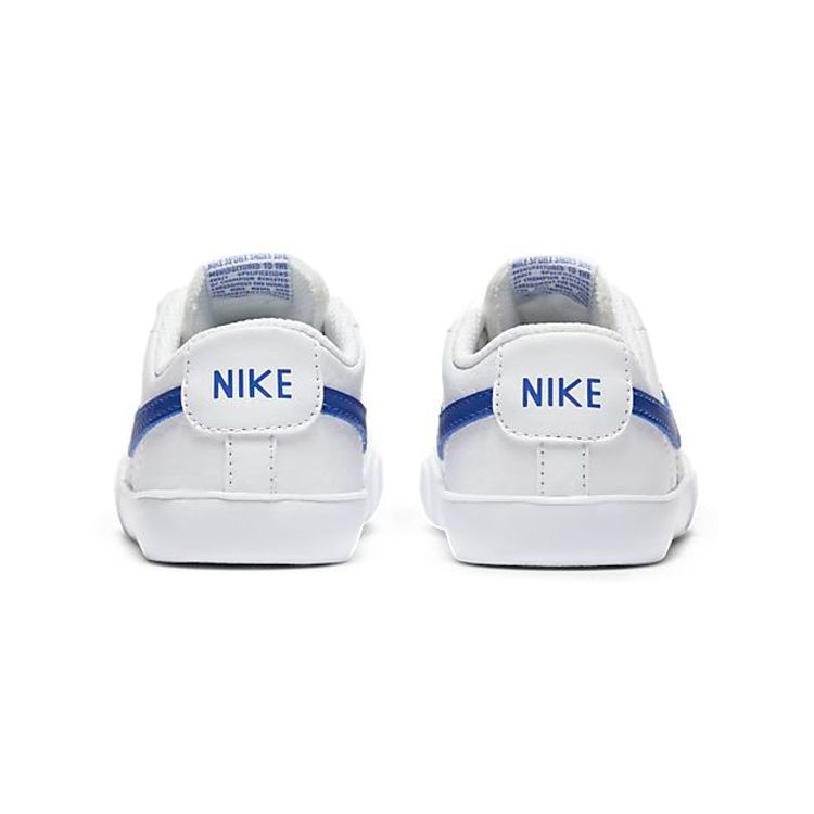 Nike Blazer Comfortable Slip Resistant Durable Low Top Walking Shoes Baby Shoes White Blue CZ7581-100