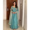 Indian Pakistani Designer Anarkali Suit Bollywood Party Wear Gown Dupatta Set VL-1691