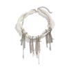 Star Imitation Pearls Necklace Retro Style Tassel Necklace  Daily Wear