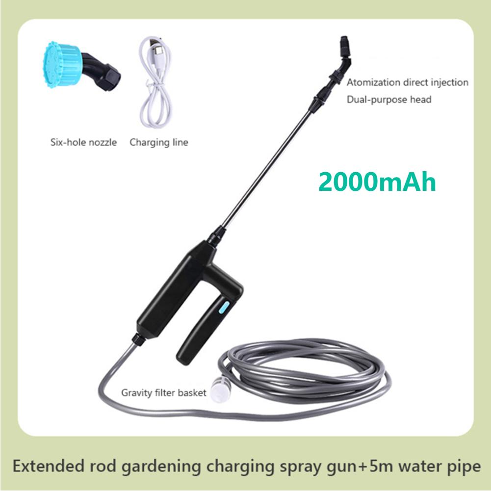 Electric Gardening Sprayer USB Rechargeable Plant Sprayer Portable Watering Spray High-Pressure Sprinkler Garden Irrigation Tool