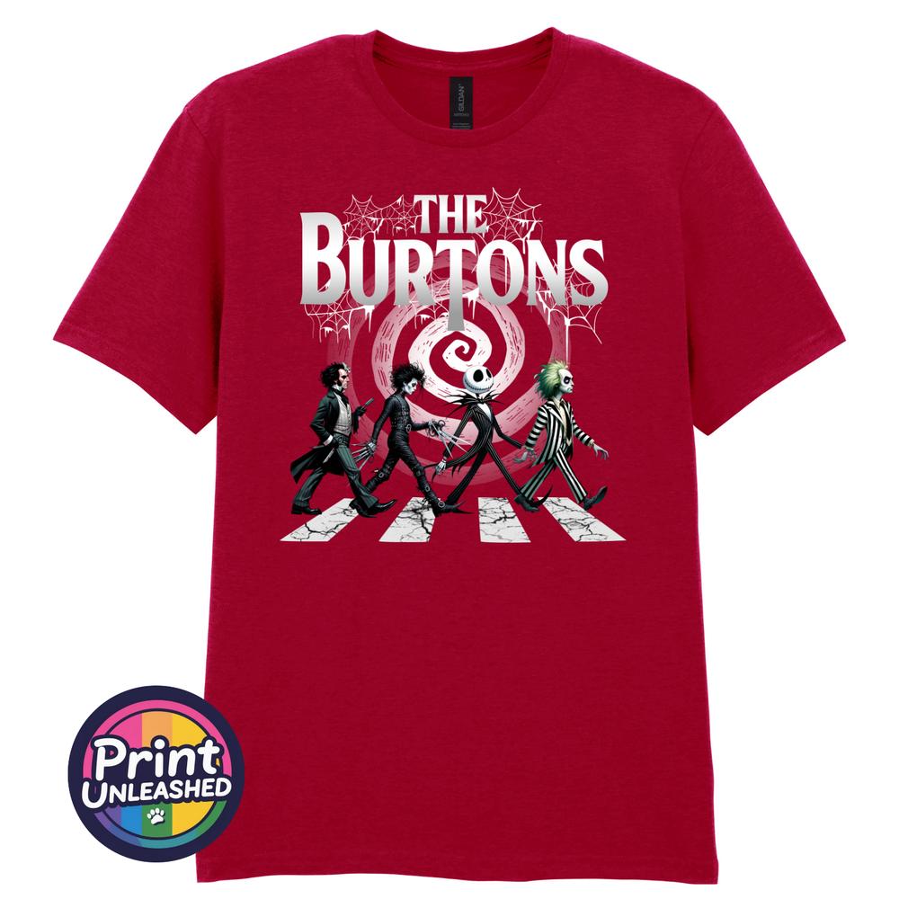 The Burtons Parody TShirt Unisexs Funny Music Movie Tee Beetlejuice Gift for Dad